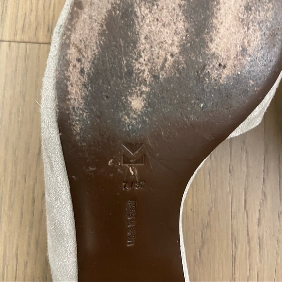Mercedes Castillo Irene Suede Mules / Slides / Sandals, Sz 37 and Sz 38, Tan - Picture 6 of 6